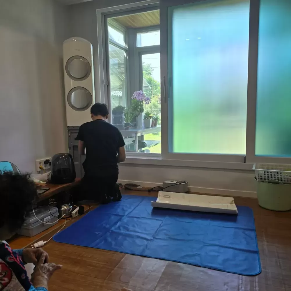 에어컨 청소 &gt; 청소작업 - 전남광양청소